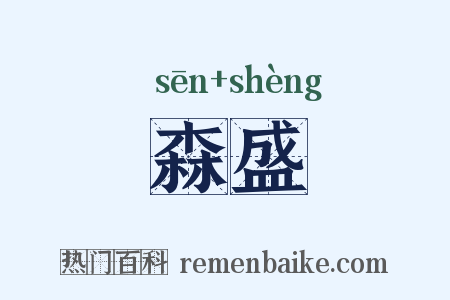 森盛是什么意思的图片